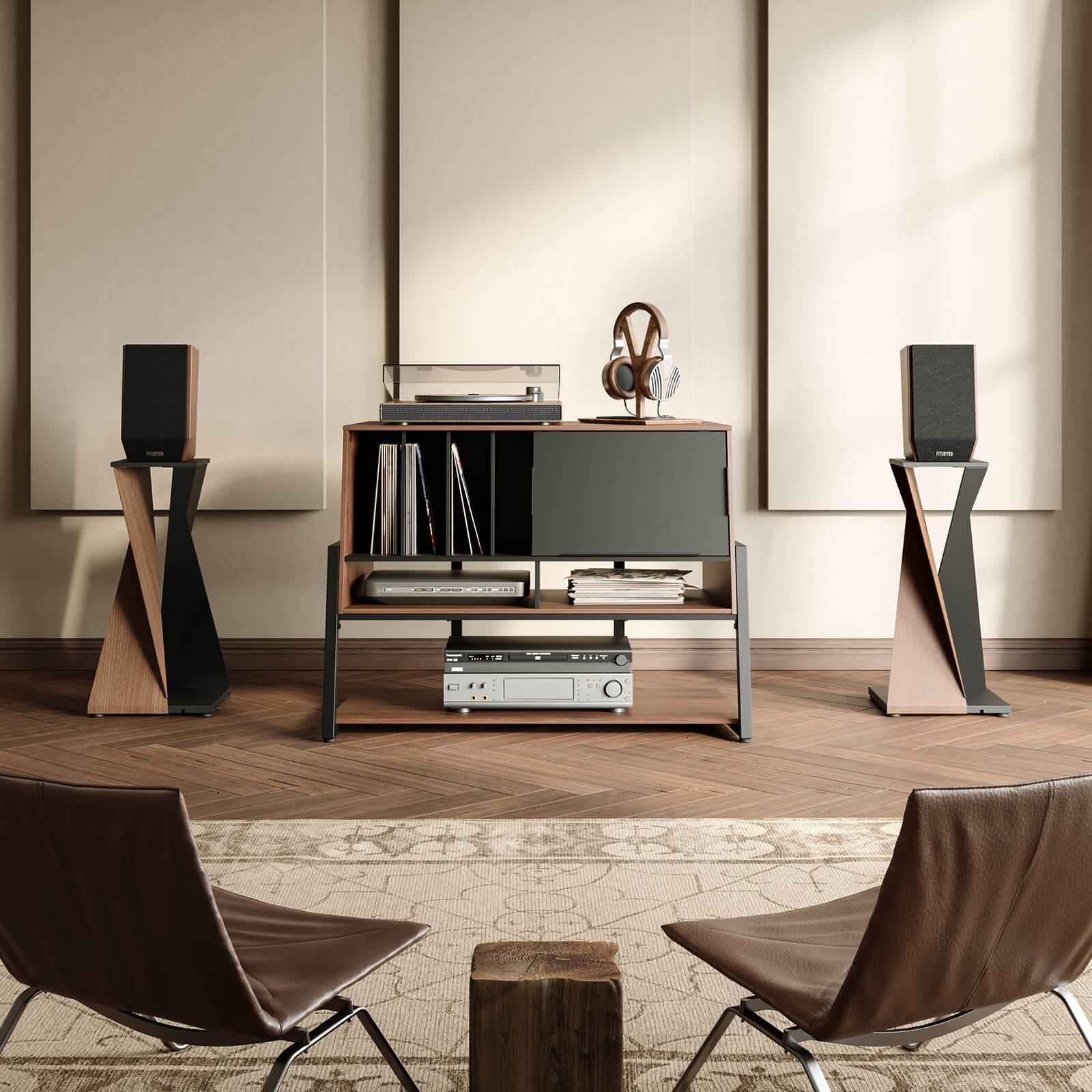 record player stand fitueyes