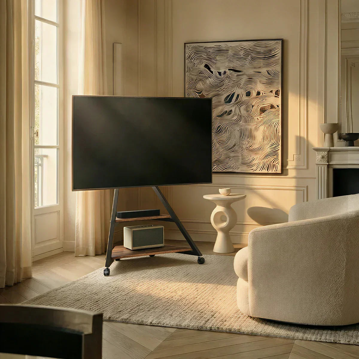 mobile tv stand