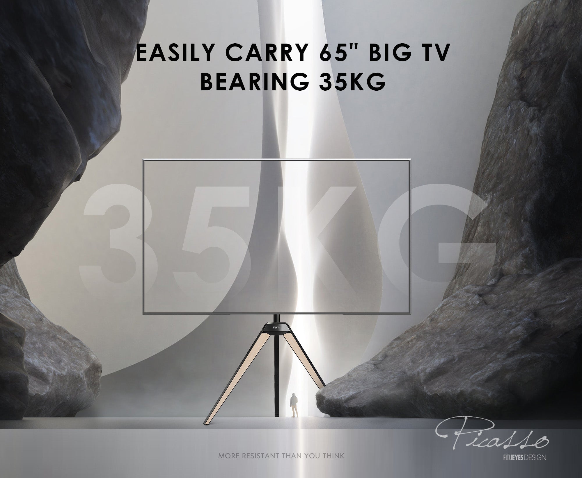 35kg load-bearing floor-standing TV stand