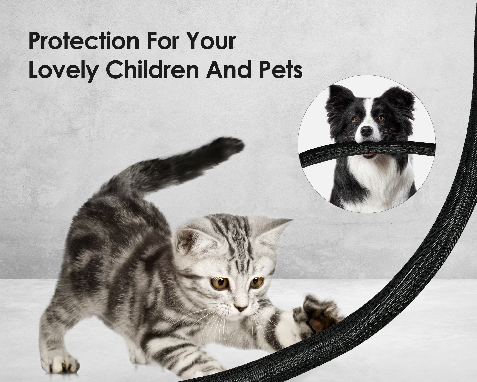 Pet-resistant cable sleeve