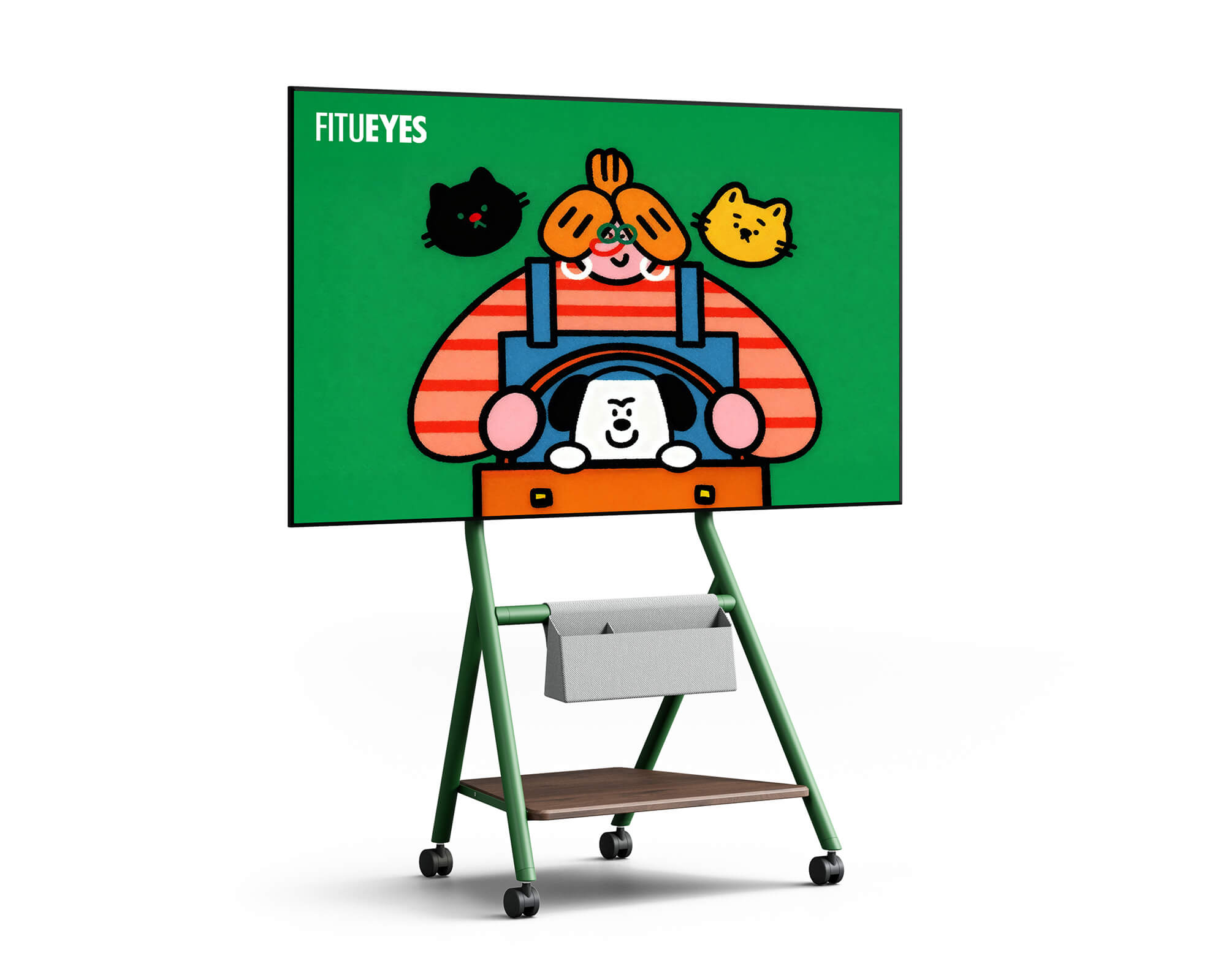 Collector TC65 Floor TV Stand Portable Storage