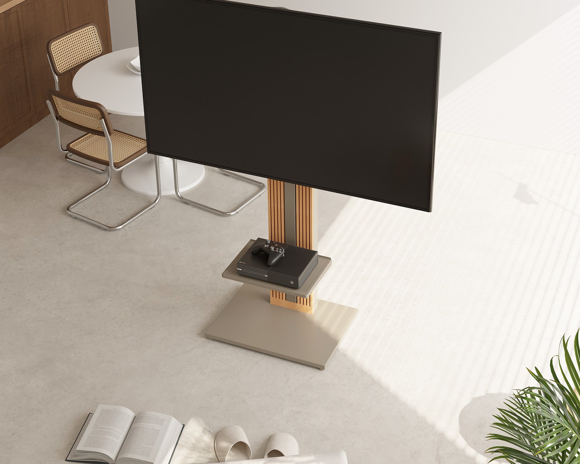Zen Series TV Stand Shelf with Storage Function