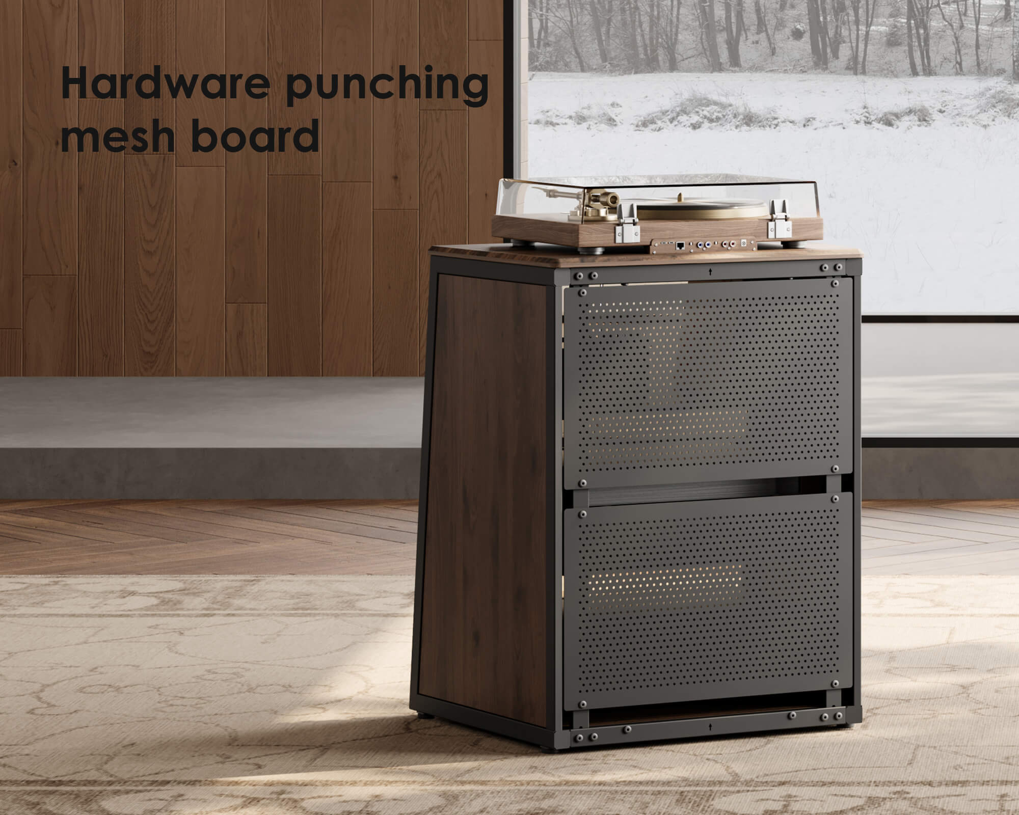 Eiffel V2 AS07 Enclosed Audio Rack