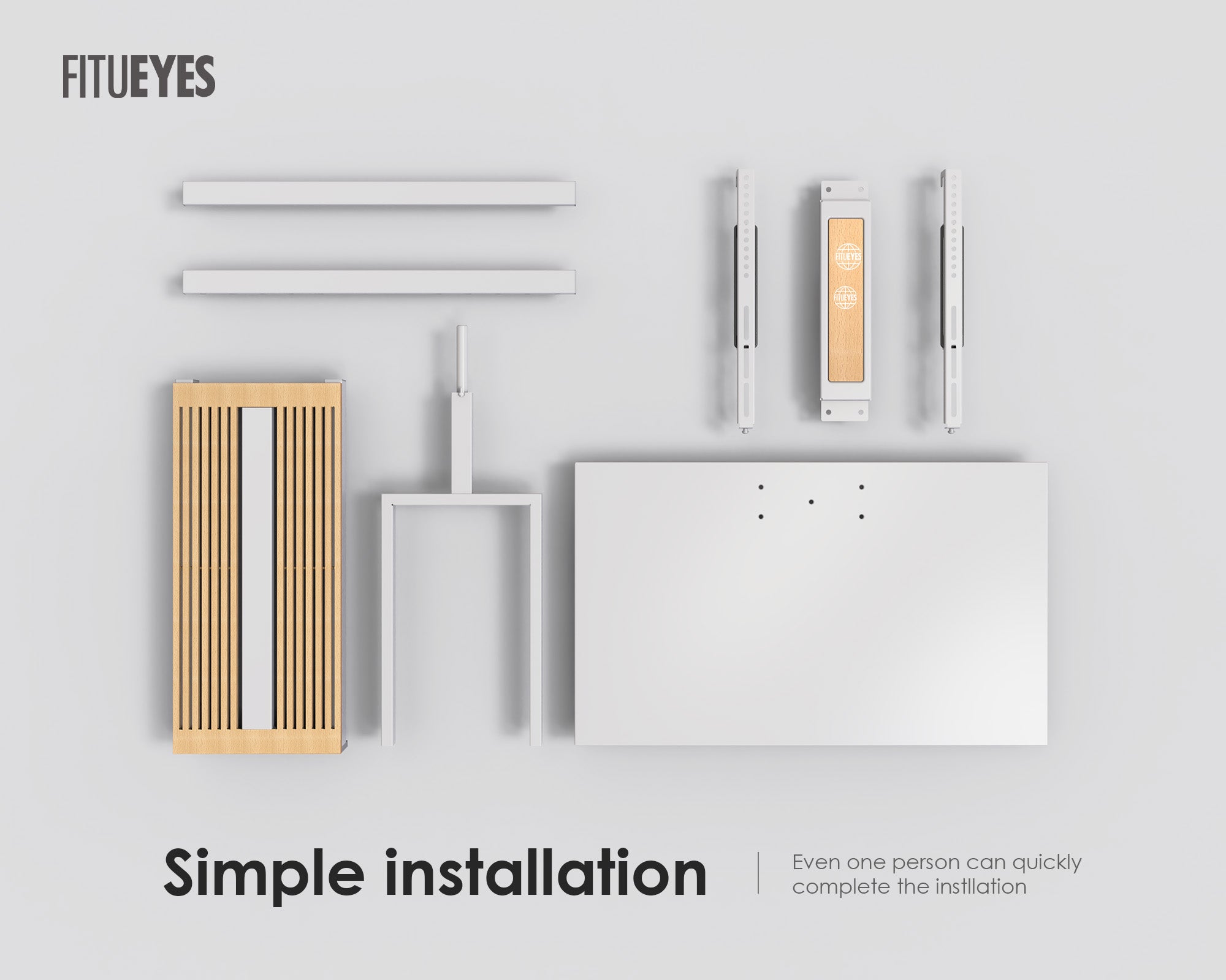 ZEN FT88 Floor TV Stand