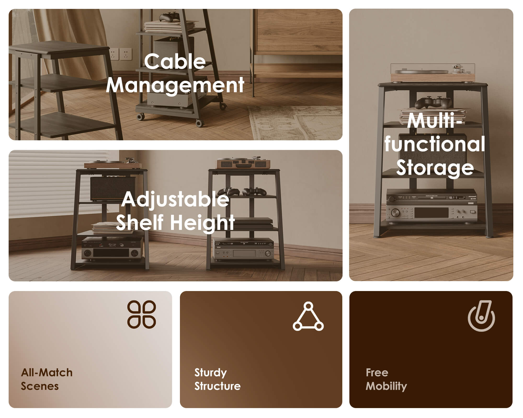 Eiffel F07 Audio Rack