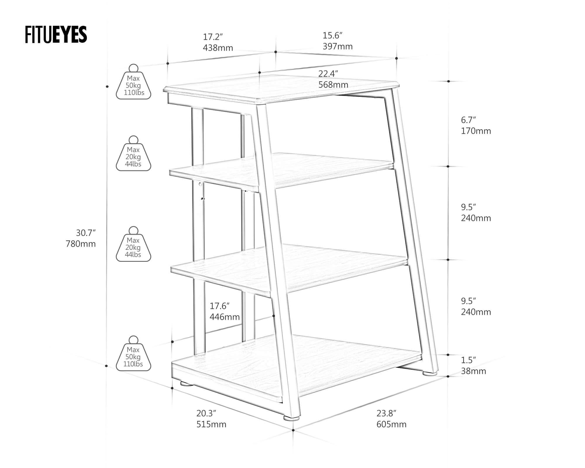 Eiffel F07 Audio Rack