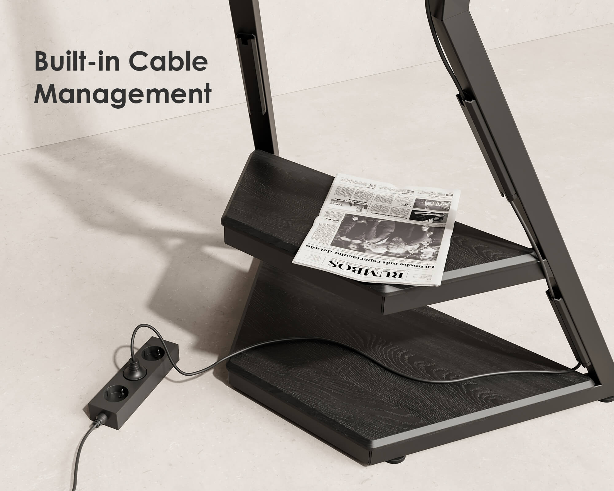 Eiffel FT65 Floor TV Stand With Wheels