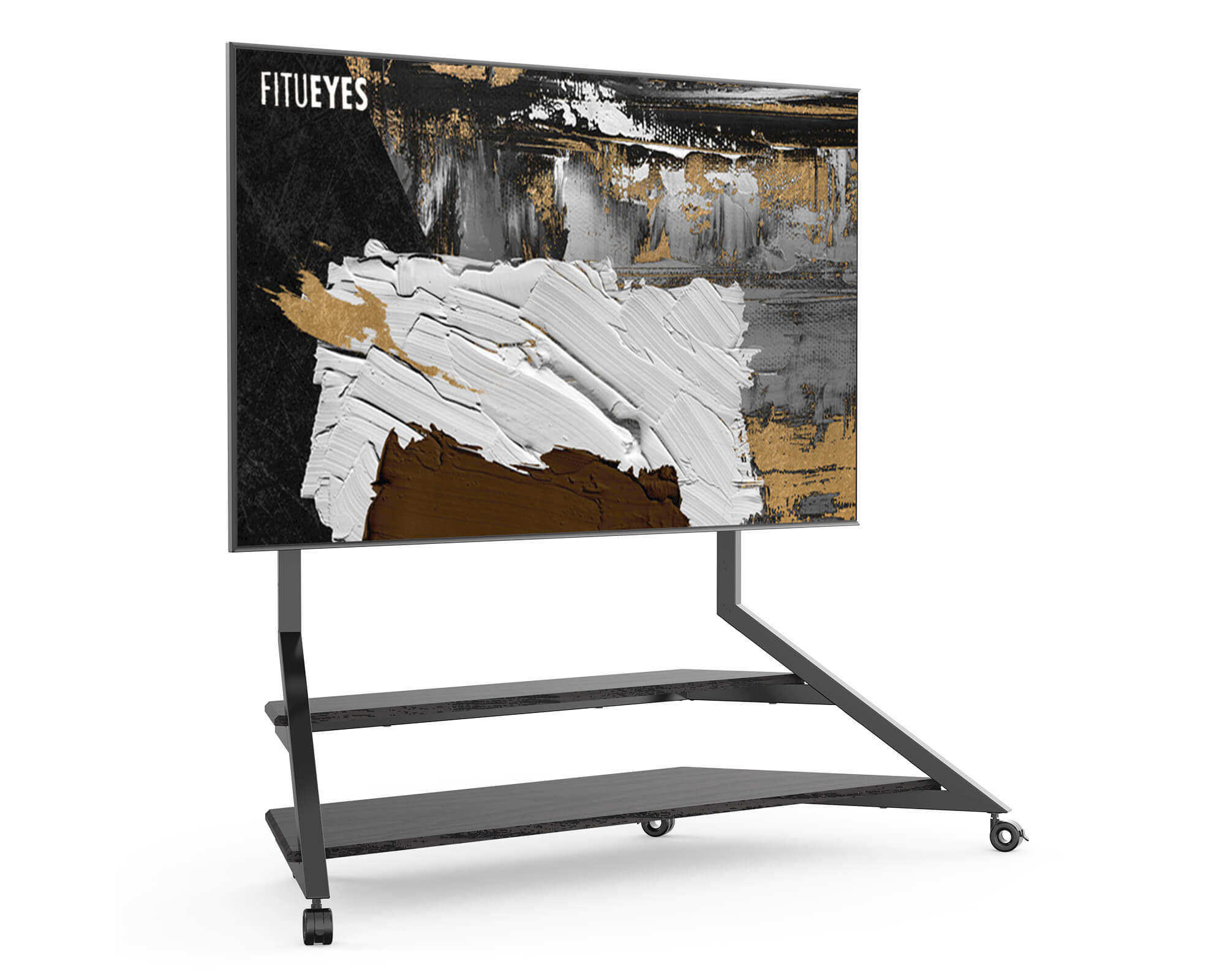Eiffel V2 FT100 Floor TV Stand With Wheels
