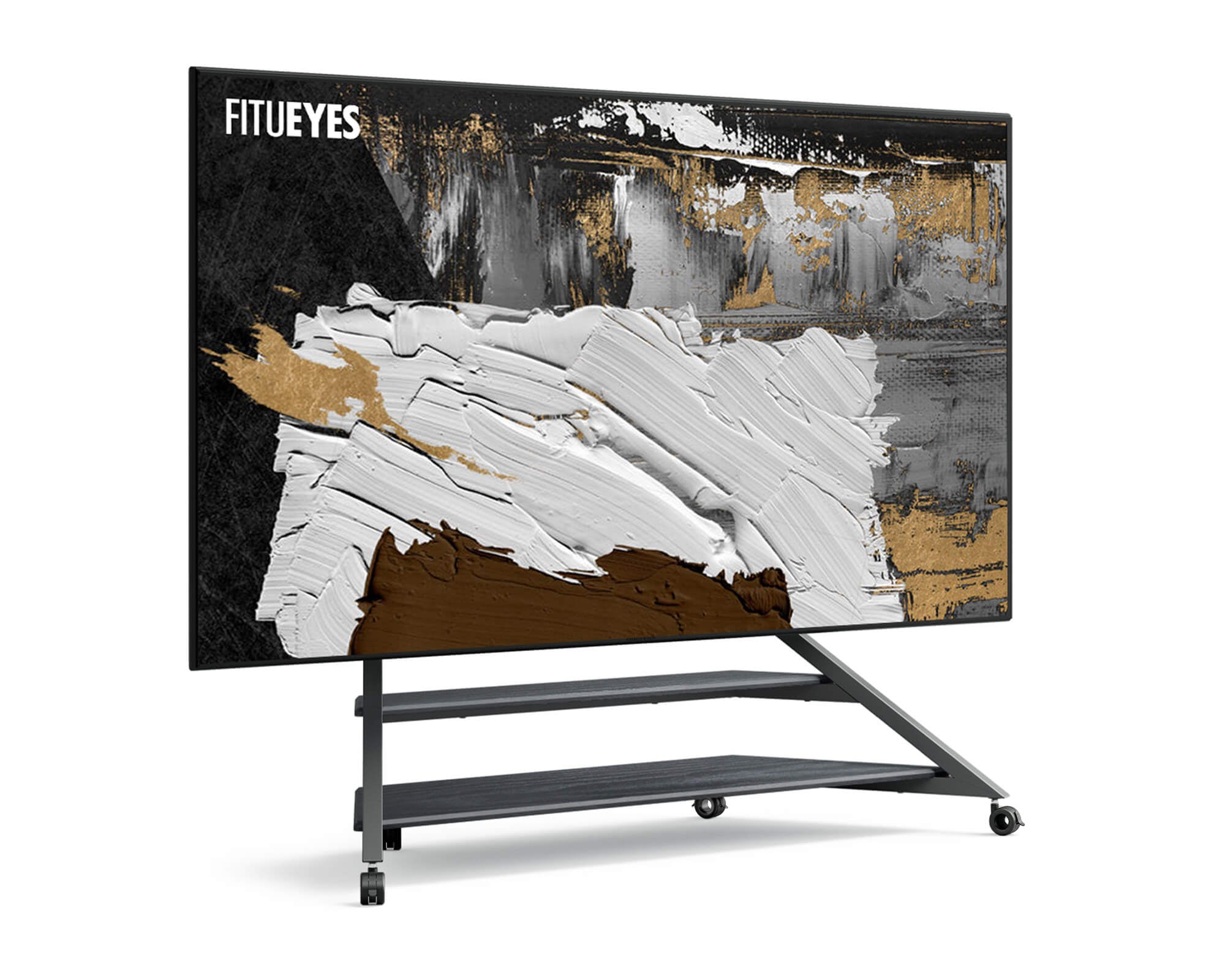 Eiffel V2 FT100 Floor TV Stand With Wheels