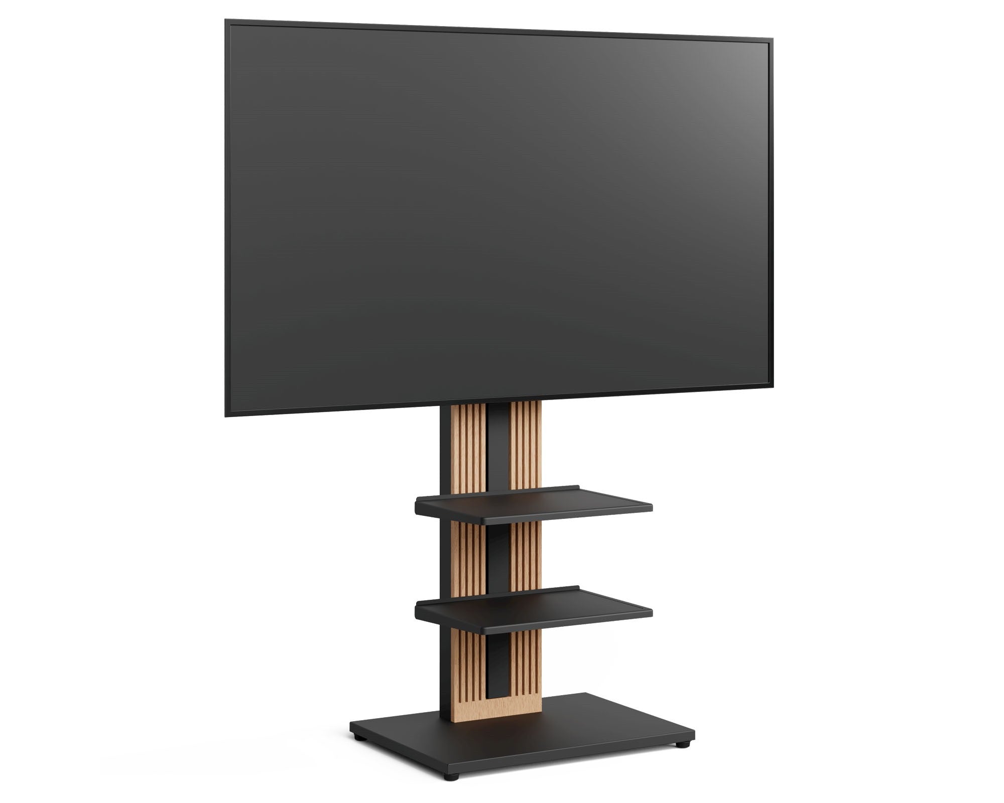 FITUEYES ZEN FT65 TV Stand with 2 shelves