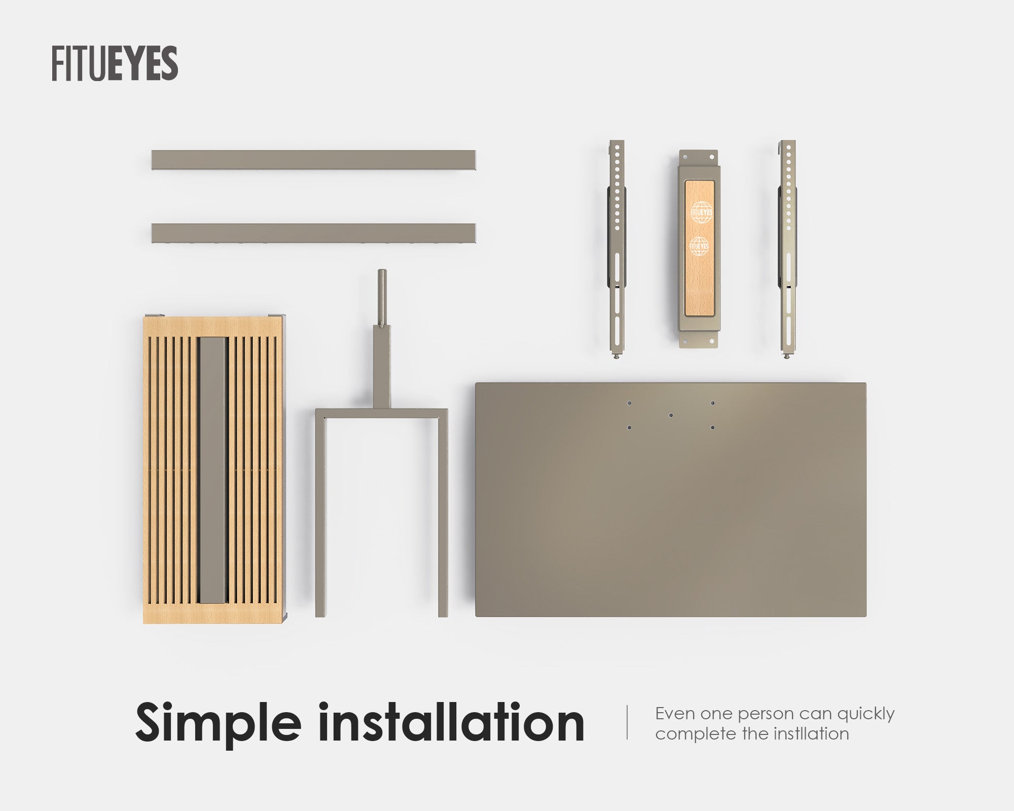 ZEN FT88 Floor TV Stand