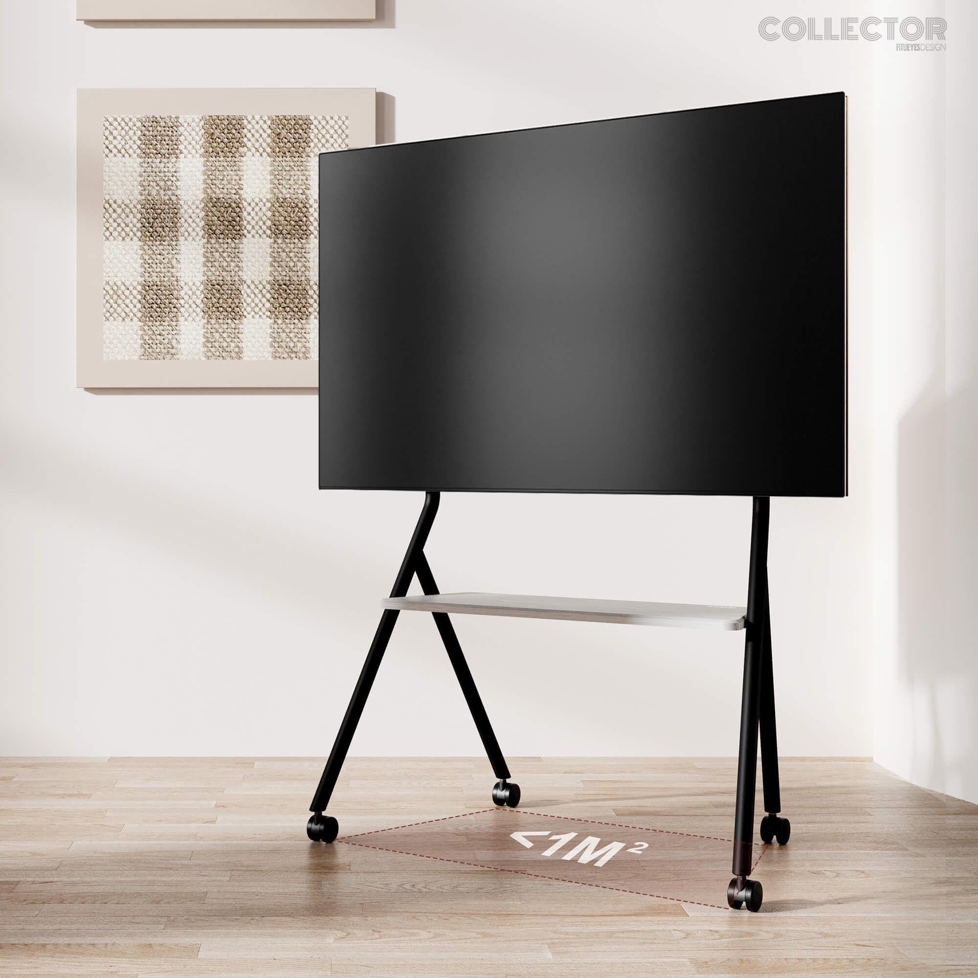 Collector TC78 Floor TV Stand Large Storage