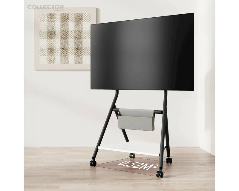 corner tv stand in black FITUEYES 43-65 inches tv