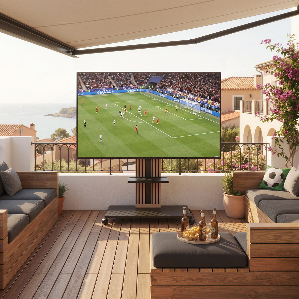 outdoor tv stand