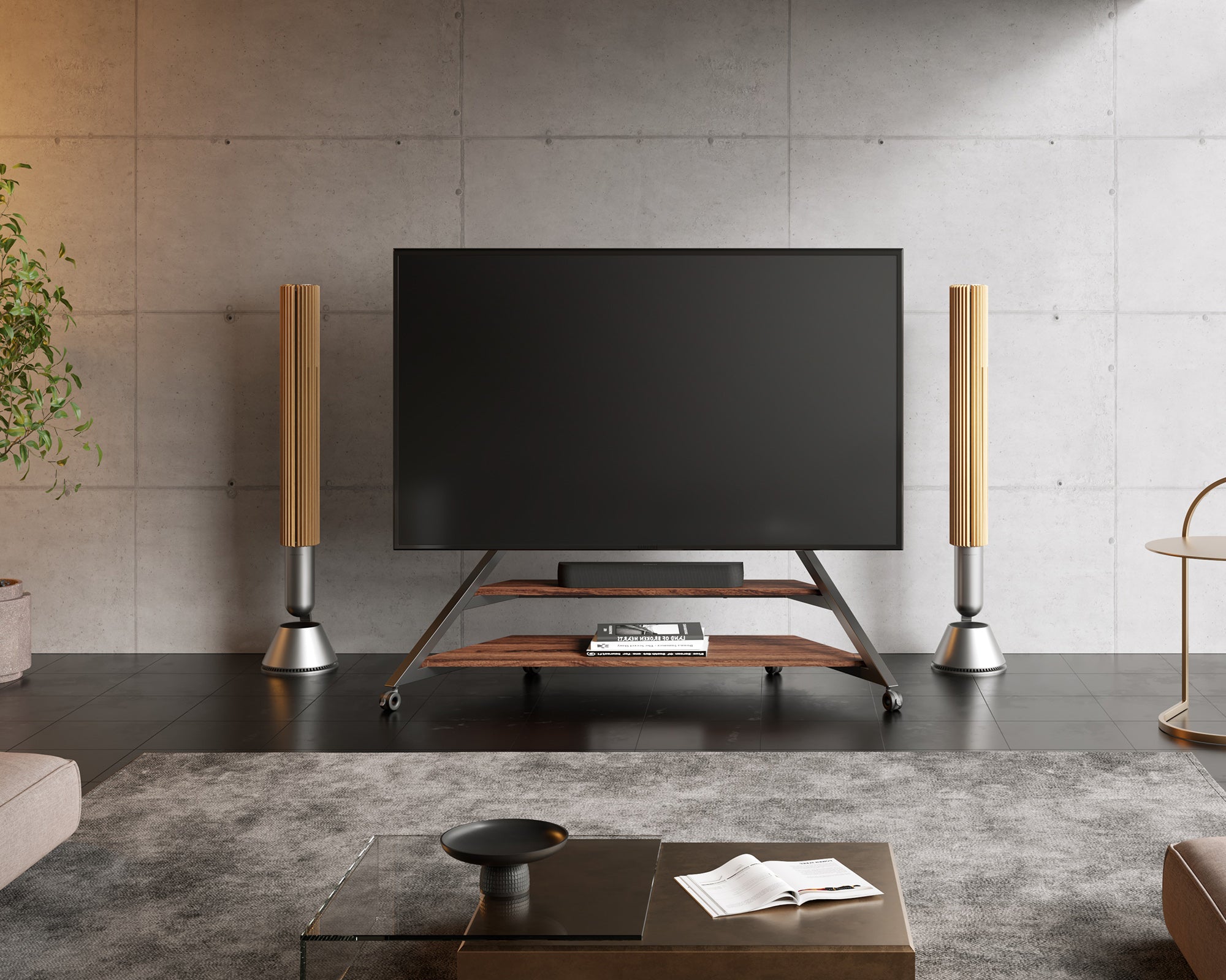 98 inch tv modern tv stand