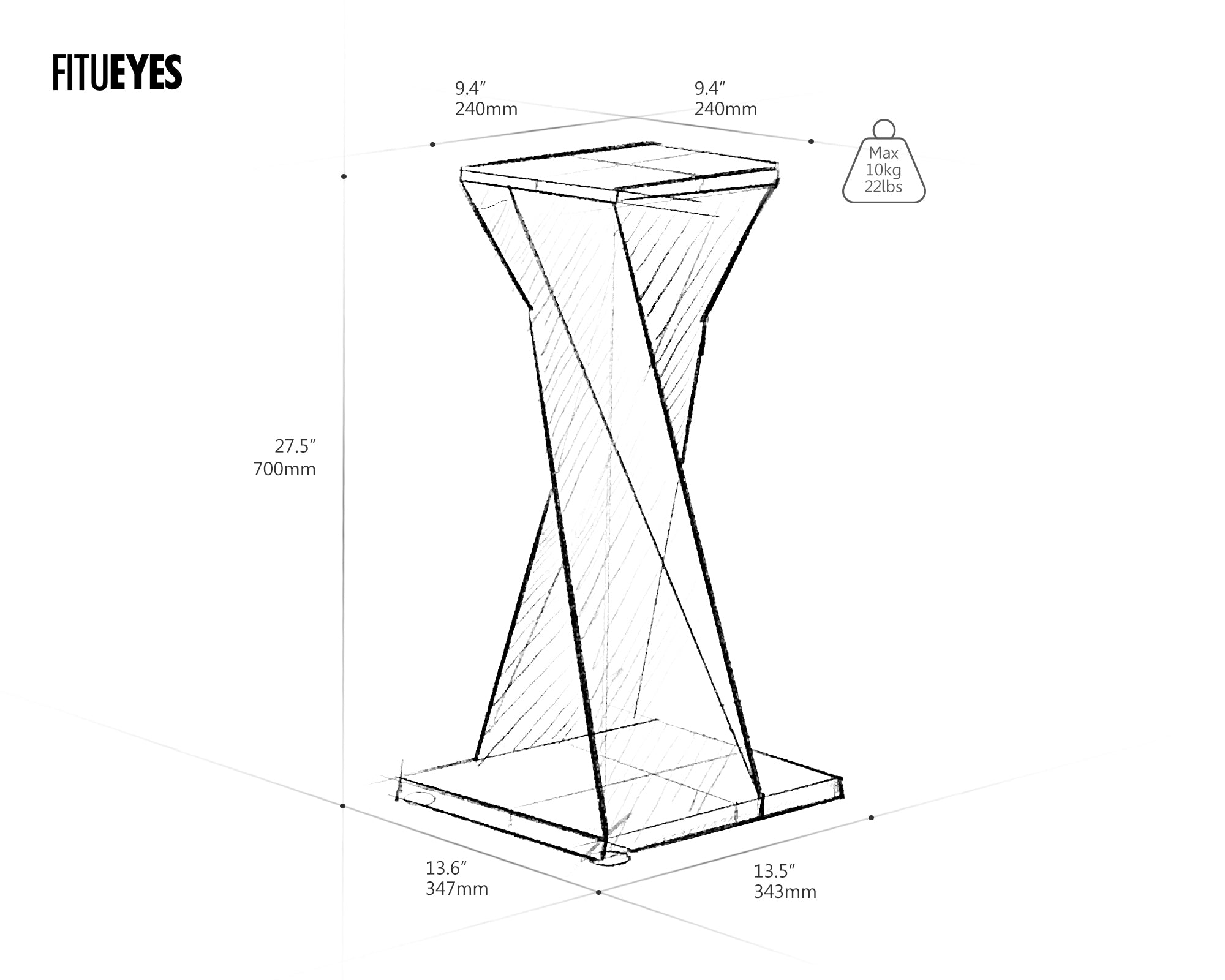 Speaker Stand Eiffel Series Measurement