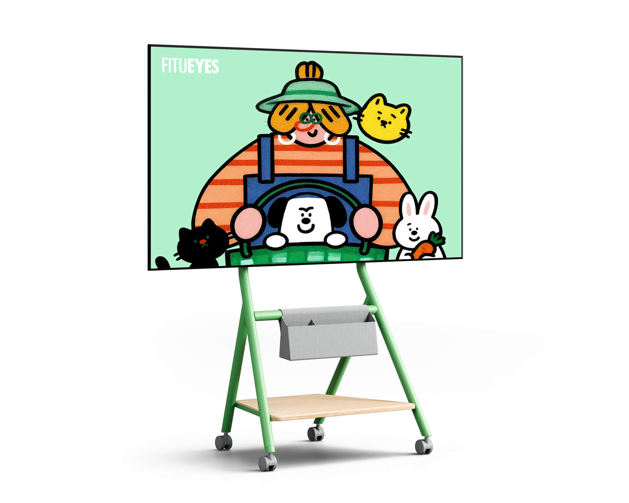 Collector TC65 Floor TV Stand Portable Storage