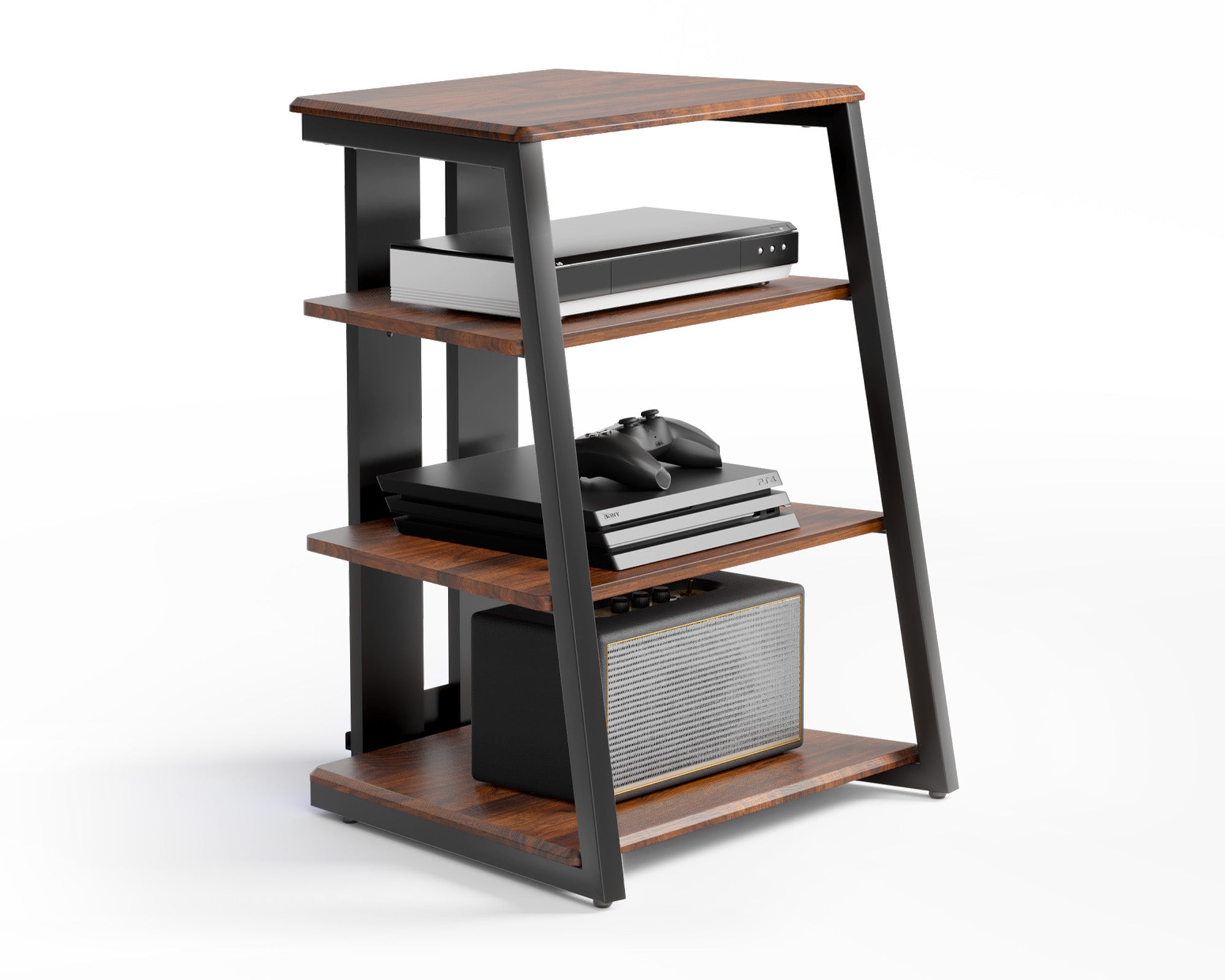 Fitueyes Audio Rack F07-Walnut