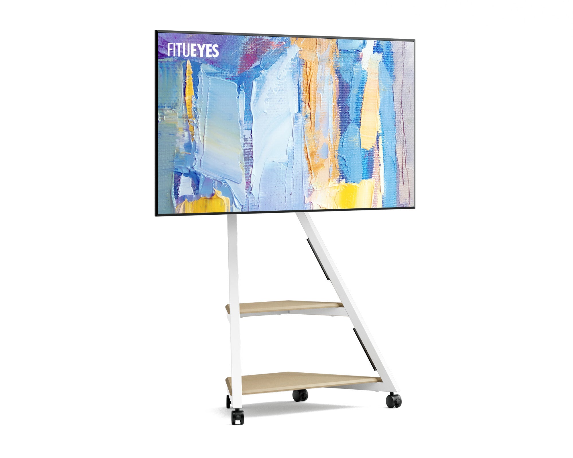 Fitueyes Floor TV Stand FT65-Maple