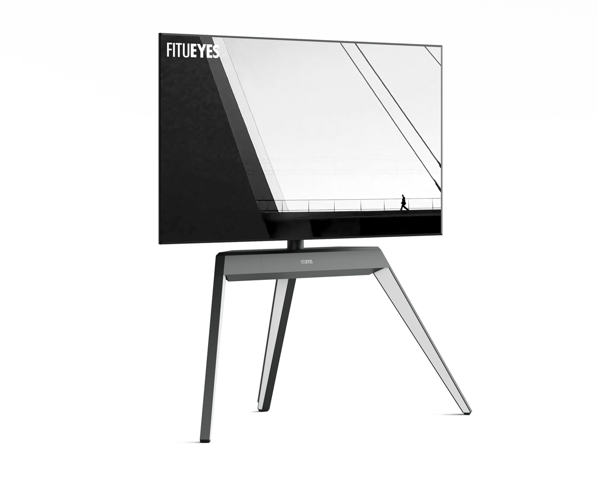 Fitueyes Floor TV Stand Picasso FT78-White