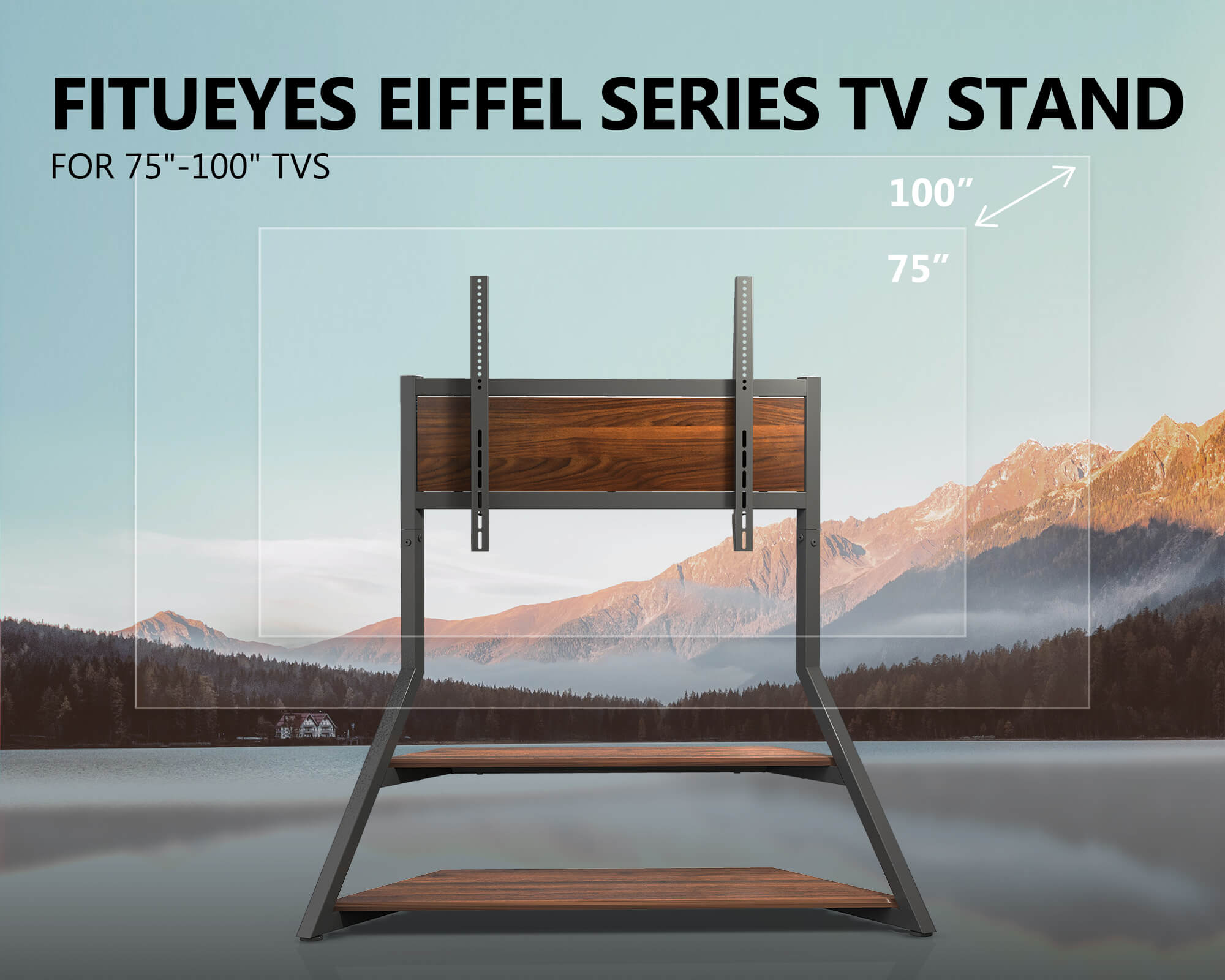 Floor TV Stand Eiffel Series 75-100 Inch